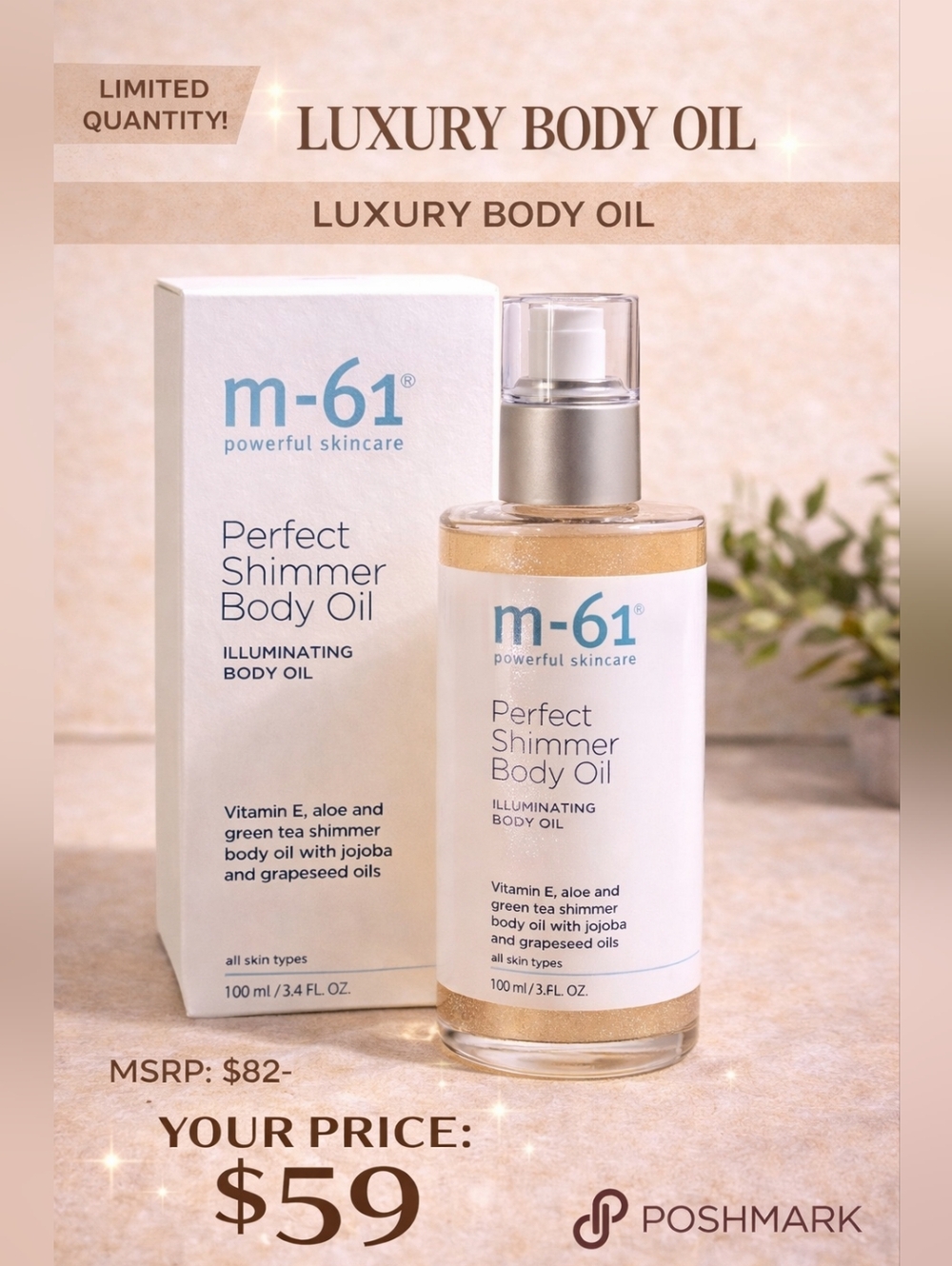 Perfect Shimmer Body Oil – Illuminating Gold